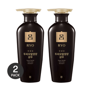 Anti-Hair Loss Revitalizing Shampoo with Ginseng Extract for Normal & Dry Hair, 13.5 fl oz *2【2 Packs】