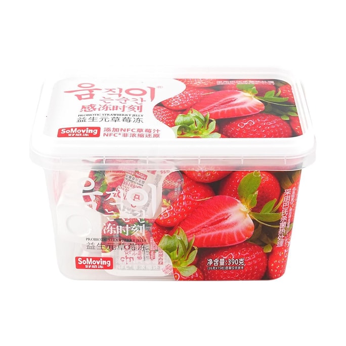 好感冻 益生元草莓冻 390g【添加NFC草莓汁】