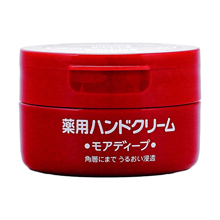 日本FINETODAY 尿素红罐药用特润护手霜 补水保湿软化角质按摩霜 100g 滋润不粘腻 无添加不刺激 3