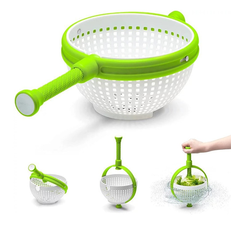 1pc Salad Spinner, Vegetable Washer With Bowl,vegetable Washer