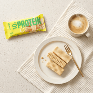Protein Wafer Bar Lemon Flavor+Chocolate Flavor, 2.90 oz【2 Flavors 2 Combo Packs】