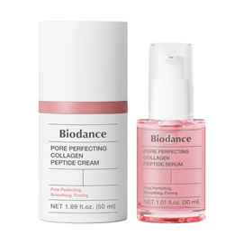 Pore Perfecting Collagen Peptide Serum, 1.01 fl oz + Cream, 1.69 fl. oz.【Value Pack】