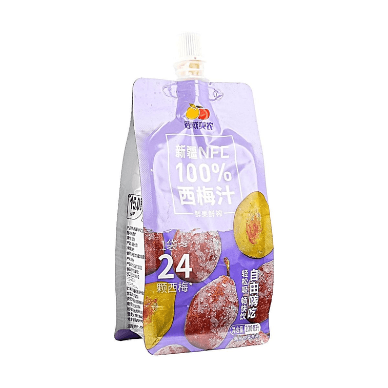 100% NFC 新疆プルーンジュース 6.76液量オンス×10袋 【クリーンで無添加】【高食物繊維】 9