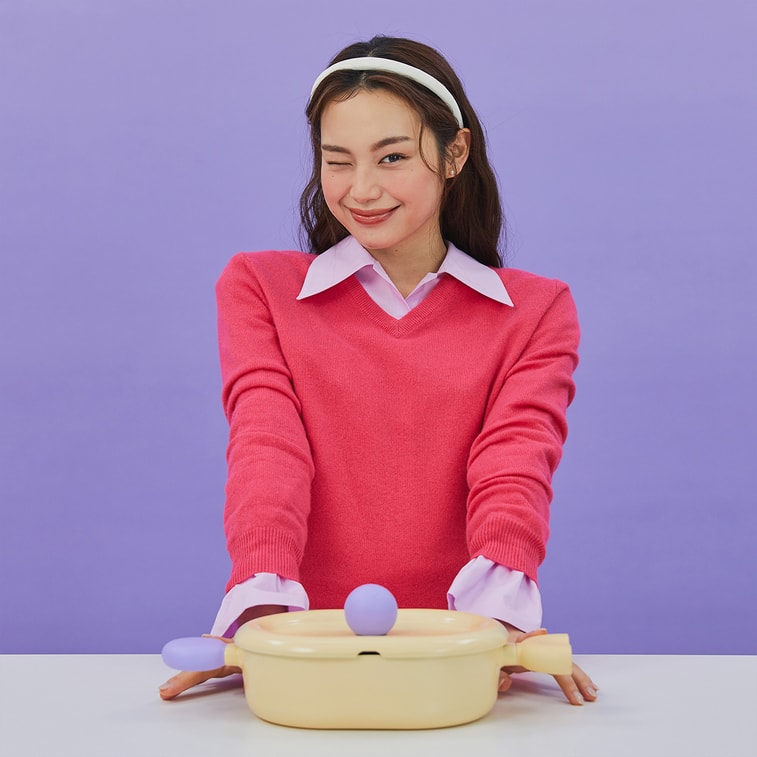 BETTER FINGER Cast Aluminum Low Oval Casserole Pot Stockpot with Lid Yellow 10" 6