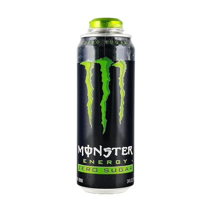 Monster Zero Sugar Energy Drink ,24 fl oz 【Low Calories】