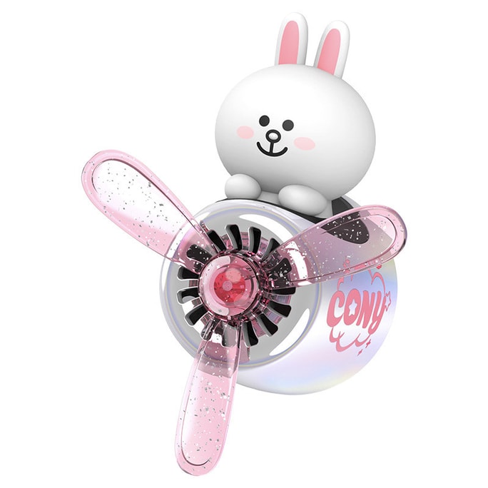 Small aircraft car aromatherapy car perfume air conditioning vents colorful version of the Koni rabbit