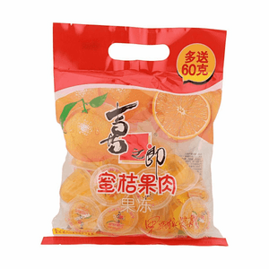 Gelée pulpe d'orange au miel 15,87 oz【Pulpe de fruit réelle】【Lisse et élastique】