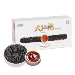 카이구 다홍파오 60g은 8대 명차 시리즈 중 하나입니다. 다홍파오(원료 암차)는 바위 향과 꽃향기, 숯불 향이 어우러진 풍미에 달콤하고 부드러운 꽃과 과일 향이 더해져 상쾌한 맛을 선사합니다. 전통적인 제조 방식으로 만들어져 오래도록 은은한 단맛이 지속됩니다. 습기 방지와 신선도 유지를 위해 개별 티백으로 포장되어 있으며, 금박으로 장식된 선물 상자에 담겨 제공됩니다. 사무실, 가정, 개인적인 휴식, 손님 접대, 선물 등 다양한 상황에 적합하며, 아버지의 날 선물로도 품격 있는 선택입니다.