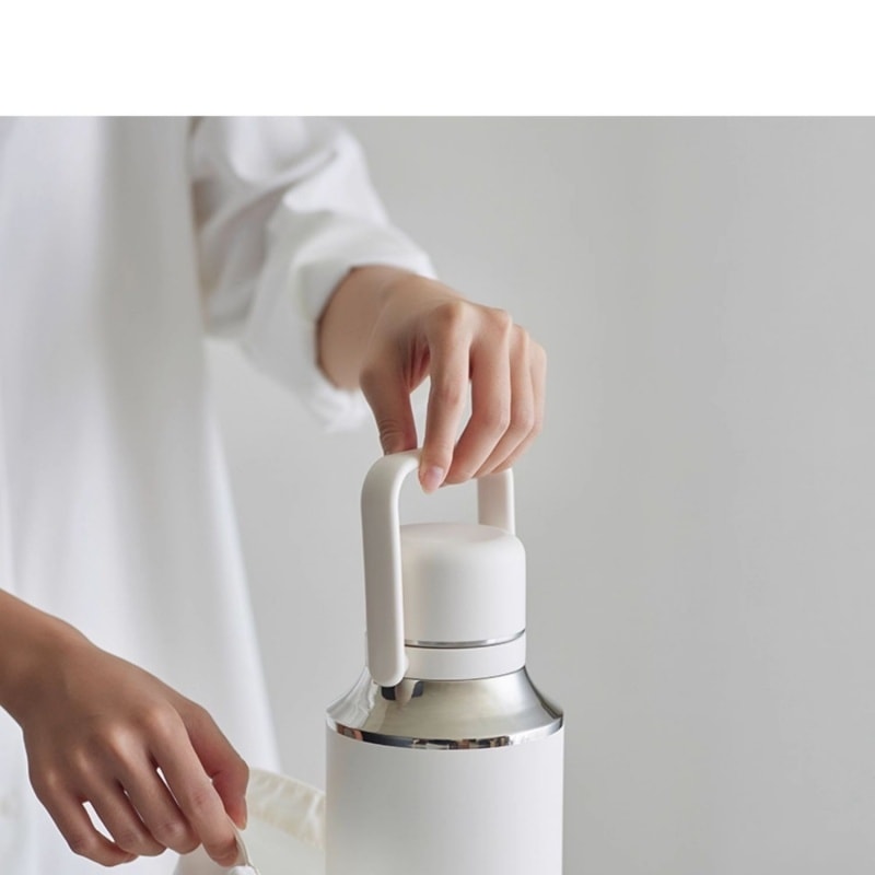 Thermos 980ml Large Capacity Water Cup 316 Stainless Steel Water Bottle One-Piece Design