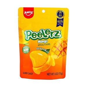 AMOS阿麦斯 剥皮软糖 芒果味 170g【真实果汁添加】