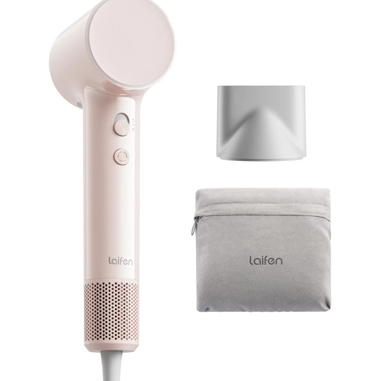 【新品未使用】Laifen ヘアドライヤー ピンク 香港直送】Laifen Air ポータブル高速ヘアドライヤー ピンク 11万回転