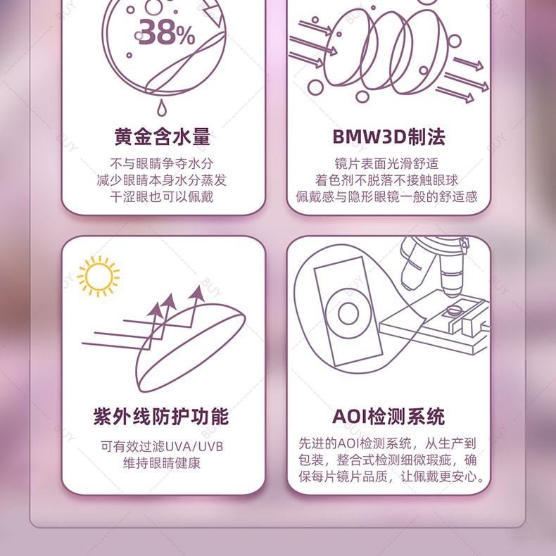 【日本美瞳/日本直郵】FOMOMY Magic 月拋美瞳 Magic Black 暗黑魔法「黑色系」1片裝 度數-6.50(650)預定3-5天 DIA:14.5mm | BC:8.6mm