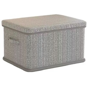 【中国直送】厳選品質商品：衣類収納ボックス 蓋付き 家庭用サイズ 大容量 衣類・毛布・おもちゃ収納 収納ツール（1個）