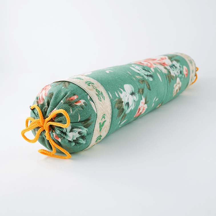 南京同仁堂 艾草颈椎枕 安神助眠 舒缓颈椎腰椎不适 圆柱护颈艾叶枕 睡觉适用 3款花色随机 7