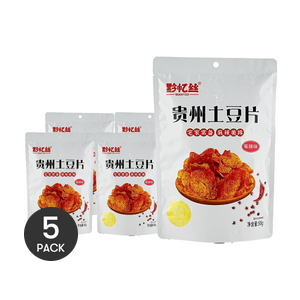 Guizhou Potato Chips, Spicy Flavor,1.8 oz *5【5 Packs】