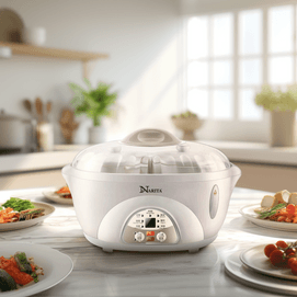 美国NARITA 全自动多功能电炖锅电炖盅 一锅三胆 1.5L*1+500ml*2 NSQ-165X 圣诞新年情人节父亲节母亲节礼物【全美超低价】