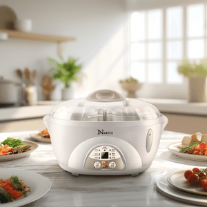 Multi Function Ceramic Pot Electric Stew Pot Slow Cooker 1.5L*1+0.5L*2 NSQ-165X 1 Year Mfg Warranty, 120V