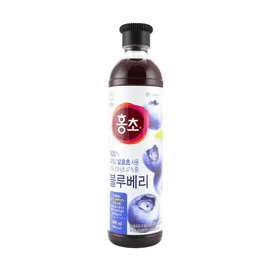 韩国O'FOOD清净园 100%天然酿造果醋饮料 蓝莓味 900ml【韩国销量No.1低糖红醋饮】【超级抗氧 助消化】