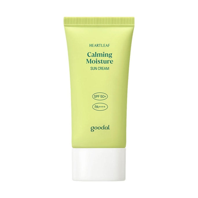 韓國GOODAL果達兒 魚腥草舒緩保濕防曬乳 SPF50+ / PA++++ 50ml 抗氧化 深層舒緩清涼 緊緻毛孔 清爽水潤