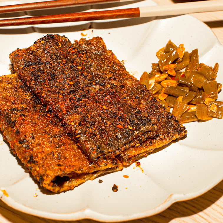 【川渝风味】咬亿口 烧烤苕皮 即食宵夜烤苕皮 附带豇豆酱料包 500g 3