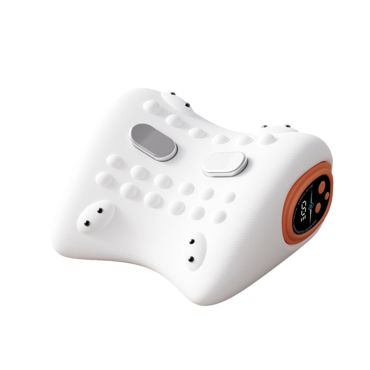 Electric Neck Massager Portable Heat Therapy  Black 1 Device 6