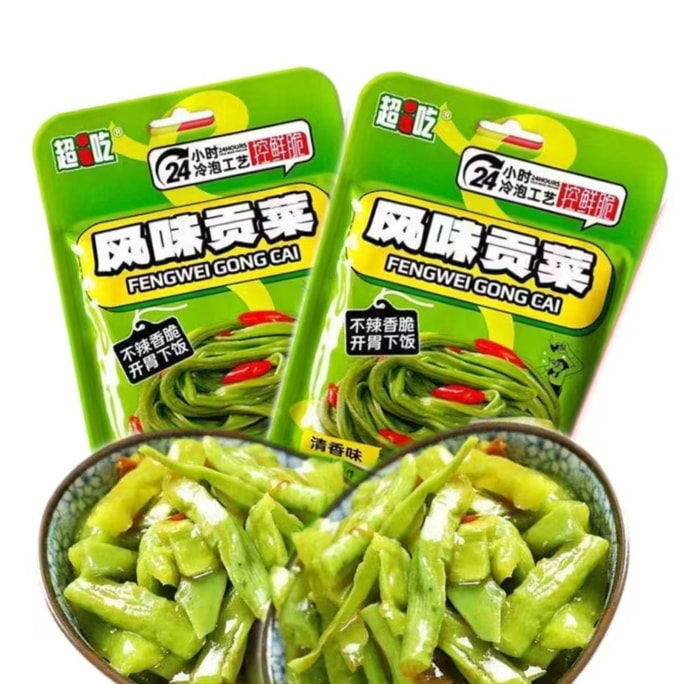 風味豊かな宮菜、新鮮な香り、厳選された原材料、さわやかで美味しい、サクサク、柔らかくて歯ごたえがあり、低脂肪で脂肪を気にせず美味しい、120g