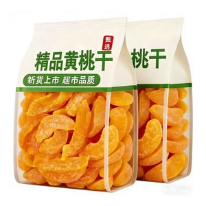 [중국 직배송] 건강하고 맛있는 정통 건조 황도 150g* 복숭아 건과일, 설탕에 절인 과일, 소금에 절인 복숭아 건과일 스낵