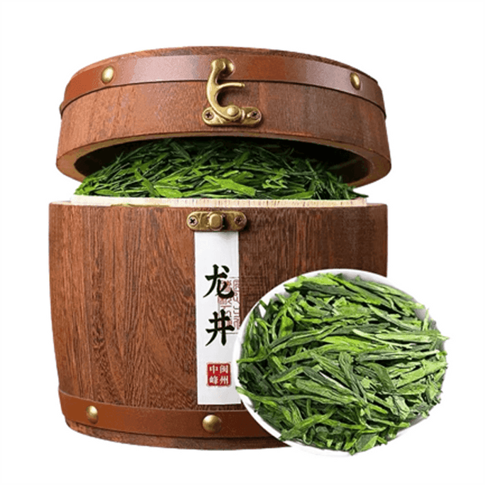 New Longjing tea Spring Tea Pre-Qingming Green Tea Gift Box Strong aroma type 250g per bottle