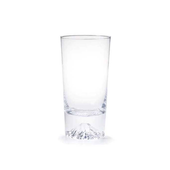 Japan Handmade Mt. Fuji Glass Tumbler (Edo 13.5 fl-oz) Made in Japan