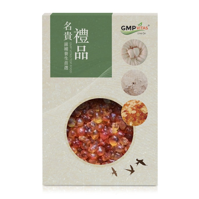 GMP Vitas Natural Wild Peach Gum Edible Tao Jiao 450g 16oz