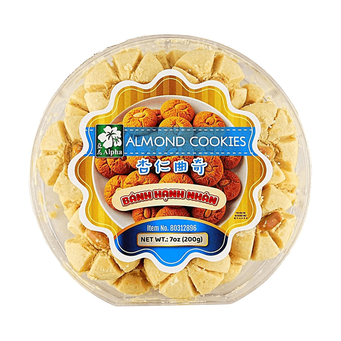 ALPHA Almond Cookies 7 oz