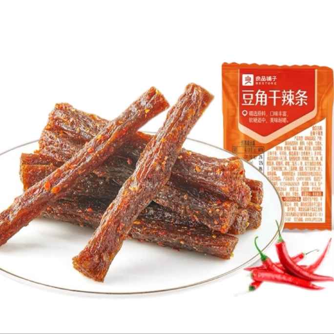 Dried bean spicy strips 20g*10 individual sachets