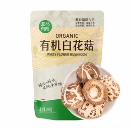盒馬 有機白花菇 200g【煲湯煮粥燉煮乾香菇】