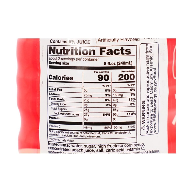 Peach Drink, 16.9 fl oz 9