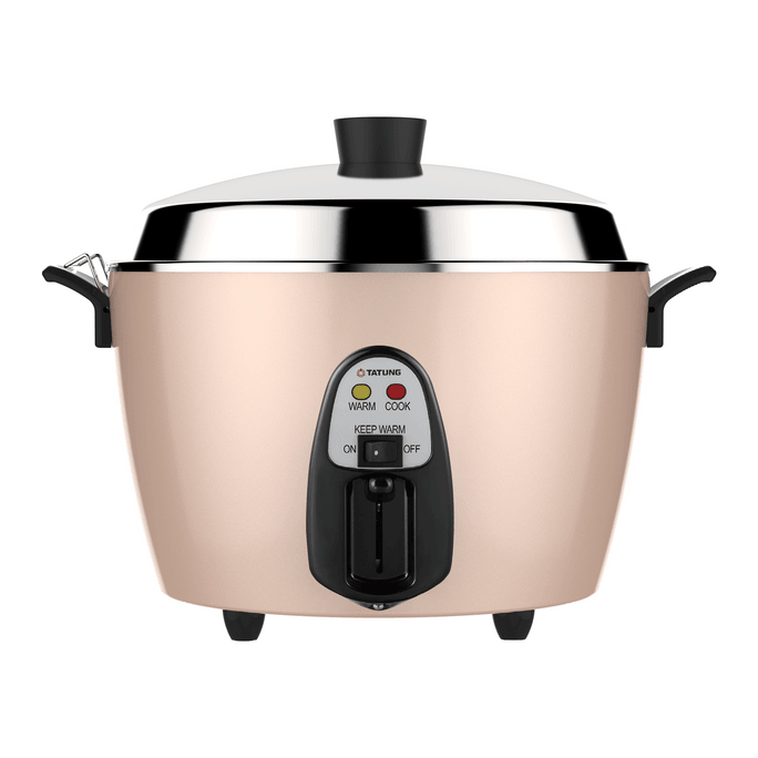 11 Cup Stainless Steel Multi-Functional Rice Cooker Pink TAC-11TM