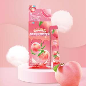 韩国DEEPTE 3DAYS 蜜桃燃脂茶 低分子胶原蛋白泛酸左旋肉碱乳酸菌维生素 10条入 减脂纤体刮油 0糖无添加【爱豆赵美妍推荐】