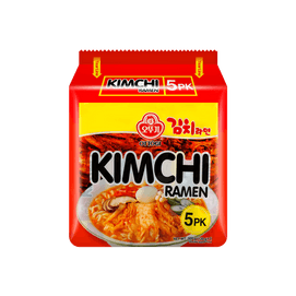 韩国OTTOGI / OTOKI不倒翁 辣白菜面 韩式风味泡菜拉面 120g*5包