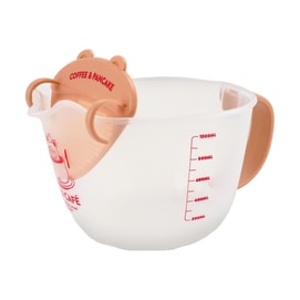 Lulu Pig Collaboration Kitchen Measuring Cup Egg Liquid Filter Kitchen Rice Washing Artifact with Scale 1L