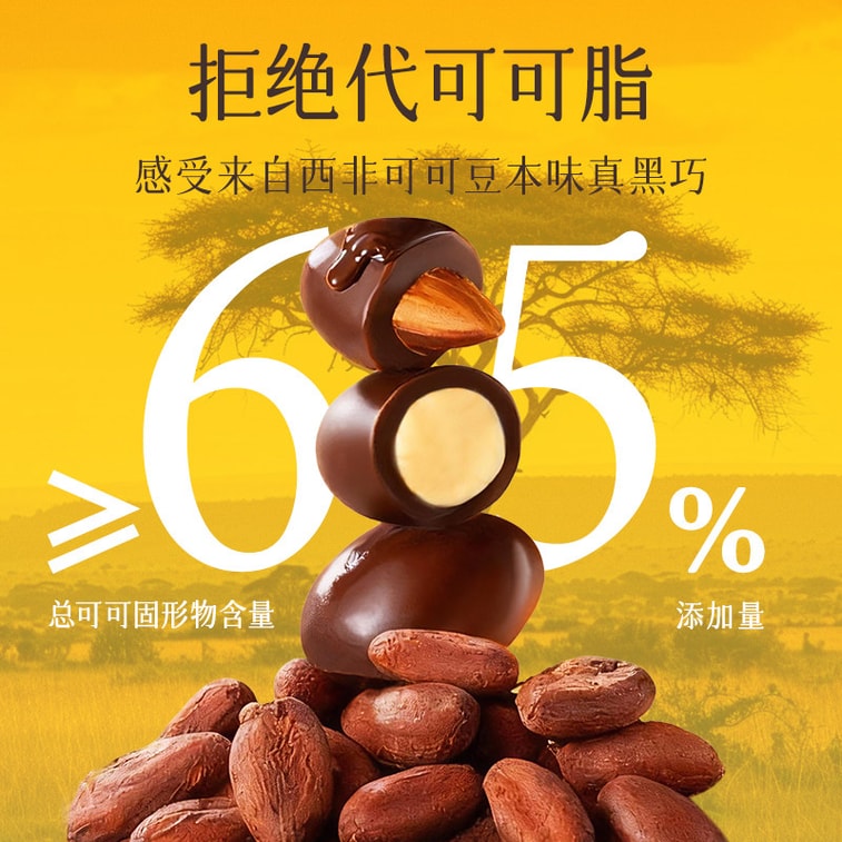 Premium Nut Chocolate Gift Box 100g - 65% Dark Chocolate, Multi-Layer Filling, 4 Layers of Goodness, 3 Rich Flavors, Perfect Valentine & Mother's Day Present 3
