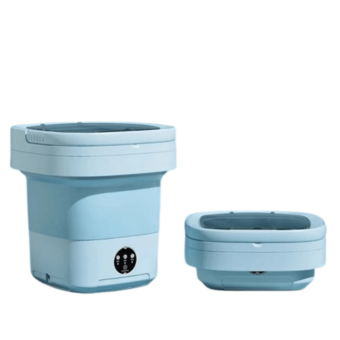 Folding Washing Machine XL Underwear Socks Baby Clothes Mini Washer Sky Blue 11L 1pc