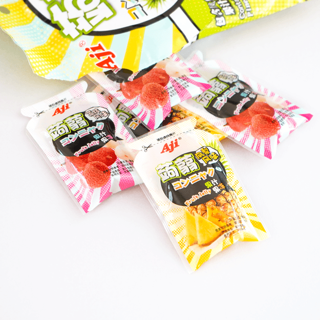 商品详情 - AJI 蒟蒻果汁果冻  荔枝味+凤梨味  260g - image 2