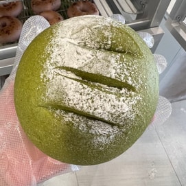 Taro mashed matcha rose cheese bread