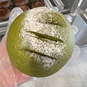 Taro mashed matcha rose cheese bread