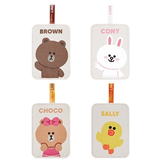 【中国からの直送】日本 LINE FRIENDS キッチンスポンジ ヘチマ 木材パルプ コットン 食器洗い 鍋 たわし【4色 家族の肖像画】4枚