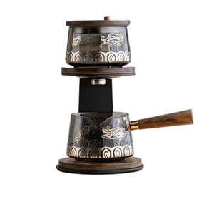 【中国直邮】 一品仟堂 敦煌飞天茶壶泡茶家用陶瓷自动泡茶神器茶具中式 侧把壶 350毫升