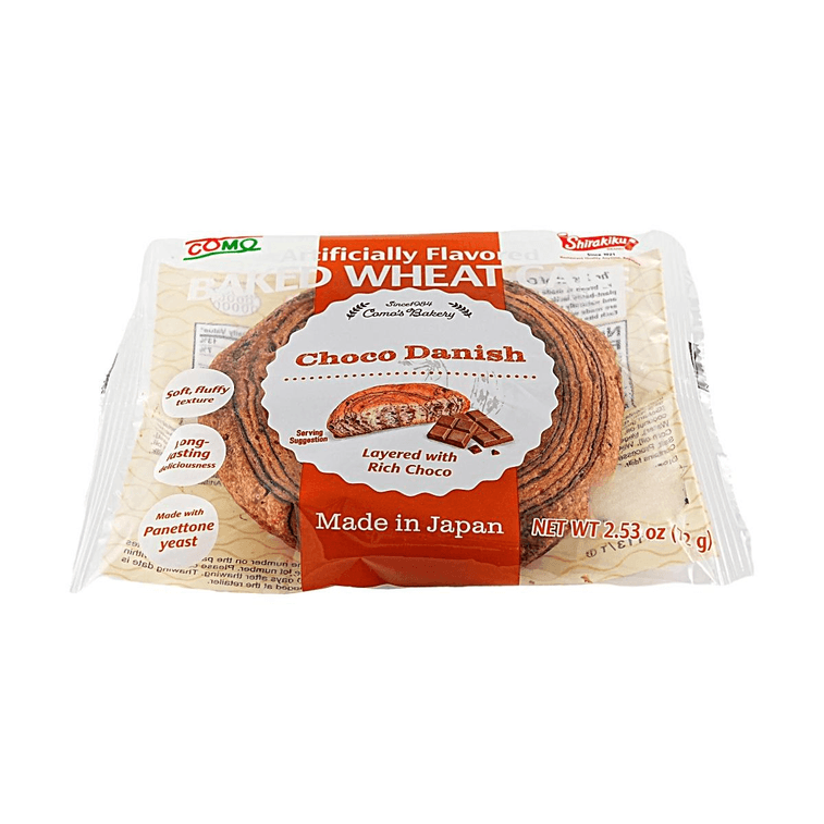 日本COMO 巧克力丹麦面包 72g【营养早餐点心】 4