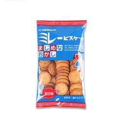 【日本直邮】NOMURA野村 天日盐煎豆小圆饼 薄脆饼干 蔡文静推荐 健康小饼干120g