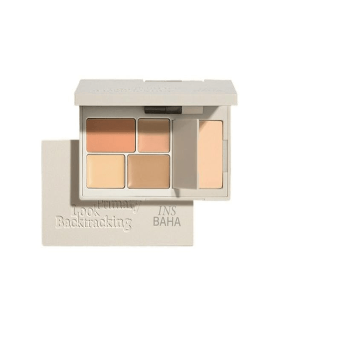 Facial Multi-effect Concealer Plate Makes Acne Marks Dark Circles And Tear Troughs Look Natural01*1Piece