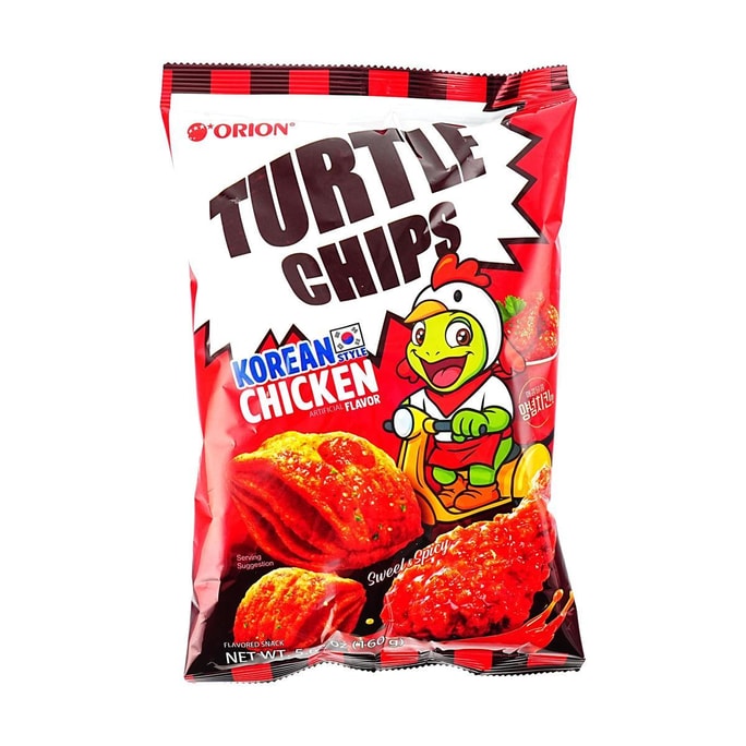 韓國ORION好麗友 烏龜酥薯片 韓式甜辣炸雞味 160g