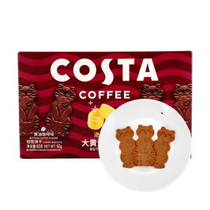 COSTA 大奶油貓酪餅乾 奶油咖啡口味 60g【超可愛貓咪造型】【網紅爆款】